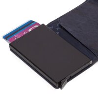The Chesterfield Brand Antique Buff Crumbled RFID Safe Leder Kartenetui Portland C08.0443 10 navy