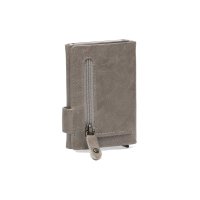 The Chesterfield Brand Antique Buff Crumbled RFID Safe Leder Kartenetui Portland C08.0443 08 hellgrau