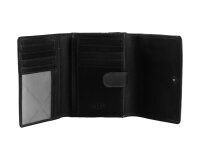 The Chesterfield Brand Wax Pull Up RFID Safe Leder Geldbörse Nadia C08.414 00 black