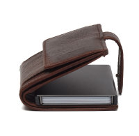 The Chesterfield Brand Antique Buff Crumbled Leder RFID Safe Geldbörse Hannover C08.0457 01 brown