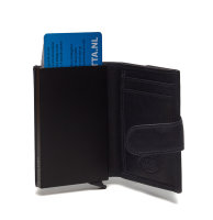 The Chesterfield Brand Antique Buff Crumbled Leder RFID Safe Geldbörse Hannover C08.0457 10 navy