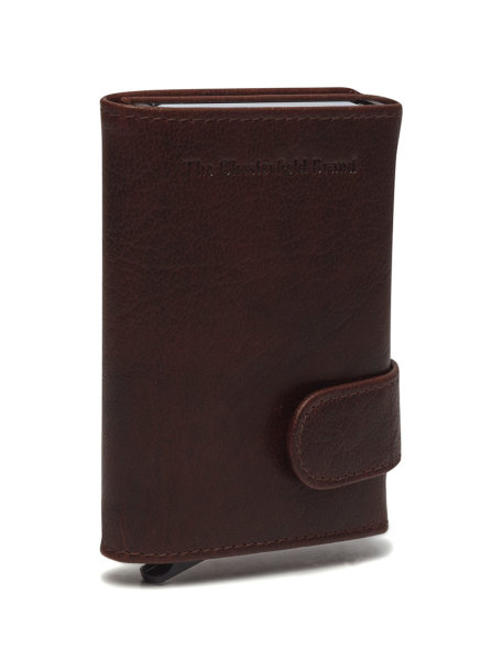 The Chesterfield Brand Antique Buff Crumbled Leder RFID Safe Geldbörse Mannheim C08.0458 01 brown