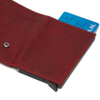 The Chesterfield Brand Antique Buff Crumbled Leder RFID Safe Geldbörse Mannheim C08.0458 04 rot