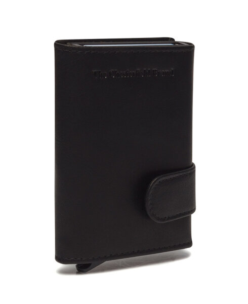 The Chesterfield Brand Antique Buff Crumbled Leder RFID Safe Geldbörse Mannheim C08.0458 00 black