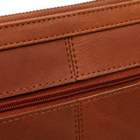 The Chesterfield Brand Wax Pull-up Leder Umhängetasche 5,9 Liter Nantes C48.1179 31 cognac