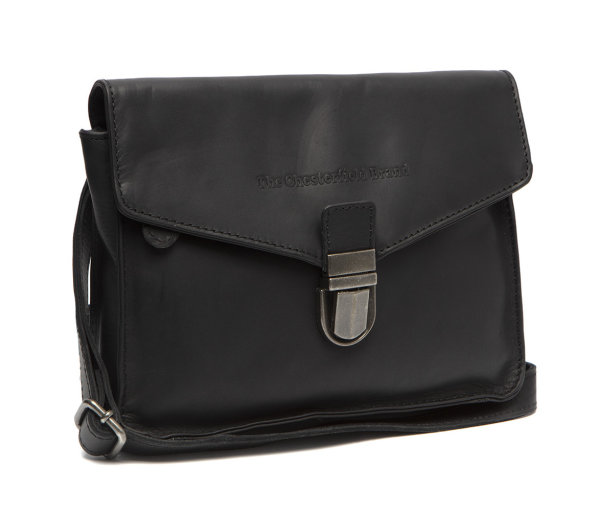The Chesterfield Brand Wax Pull-up Leder Umhängetasche 1,7 Liter Porto C48.1183 00 black