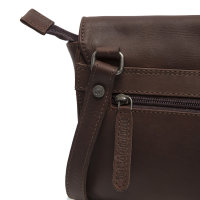 The Chesterfield Brand Wax Pull-up Leder Umhängetasche 1,7 Liter Porto C48.1183 01 brown