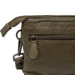 The Chesterfield Brand Washed Vintage Leder Umhängetasche 0,7 Liter Westland C48.1191 02 olivegrün