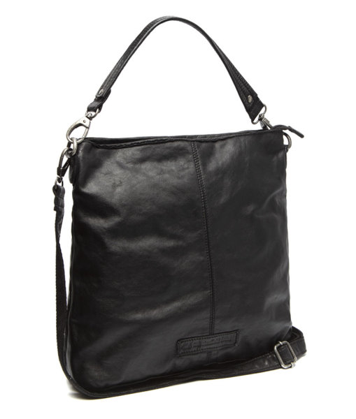 The Chesterfield Brand Washed Vintage Leder Umhängetasche 12 Liter Alba C48.1197 00 black