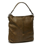 The Chesterfield Brand Washed Vintage Leder Umhängetasche 12 Liter Alba C48.1197 02 olivegrün
