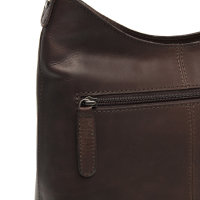 The Chesterfield Brand Wax Pull-up Leder Schultertasche 7,1 Liter Tulum C48.1215 01 brown
