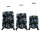 ELLE Spinner Floret Spinner Trolley Gr. S/M/L/Set  EL44HA Black Printed Floral