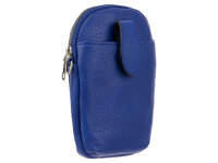 Hernan HB0376 Handytasche mit breitem Gurt geräumiges Hauptfach ca. 0,5 Liter blau