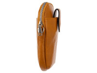 Hernan HB0376 Handytasche mit breitem Gurt geräumiges Hauptfach ca. 0,5 Liter braun