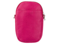 Hernan HB0376 Handytasche mit breitem Gurt geräumiges Hauptfach ca. 0,5 Liter fuchsia