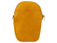 Hernan HB0376 Handytasche mit breitem Gurt geräumiges Hauptfach ca. 0,5 Liter gelb