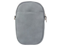 Hernan HB0376 Handytasche mit breitem Gurt geräumiges Hauptfach ca. 0,5 Liter light blue