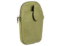 Hernan HB0376 Handytasche mit breitem Gurt geräumiges Hauptfach ca. 0,5 Liter light green
