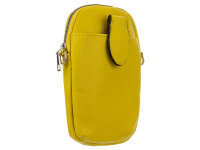 Hernan HB0376 Handytasche mit breitem Gurt geräumiges Hauptfach ca. 0,5 Liter light yellow