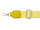 Hernan HB0376 Handytasche mit breitem Gurt geräumiges Hauptfach ca. 0,5 Liter light yellow