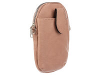 Hernan HB0376 Handytasche mit breitem Gurt geräumiges Hauptfach ca. 0,5 Liter pink