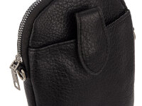 Hernan HB0376 Handytasche mit breitem Gurt geräumiges Hauptfach ca. 0,5 Liter schwarz