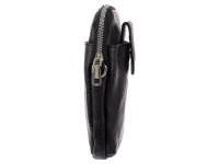 Hernan HB0376 Handytasche mit breitem Gurt geräumiges Hauptfach ca. 0,5 Liter schwarz