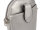 Hernan HB0376 Handytasche mit breitem Gurt geräumiges Hauptfach ca. 0,5 Liter silber