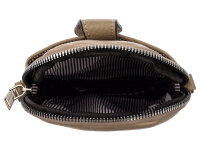Hernan HB0376 Handytasche mit breitem Gurt geräumiges Hauptfach ca. 0,5 Liter taupe