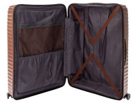 Franky PP13 Spinner 55er mit TSA-Zahlenschloss Gr. S Kantenschutz ca. 40 Liter copper metallic - TOP TWO