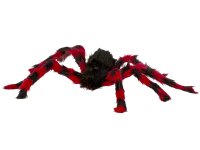 Mel-O-Design 1680 Halloween Spinne schwarz rot mit Haaren...