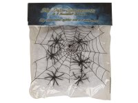 Mel-O-Design 1681 Halloween Deko-Spinnennetz ca. 50 g mit...