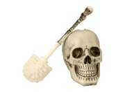 Mel-O-Design 2096 Halloween Klobürste Totenkopf beige