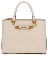 GUESS Aveta Status Satchel Damen Shopper HWGB8987060 Stone
