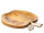 Noor Living Holz Teller Apfel Dekoration