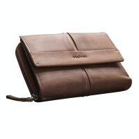 Maitre Birkenfeld 4060001372  Diethilde Leder Purse Mh14Fz Geldbörse RFID-Schutz cognac