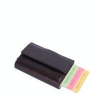 Maitre Birkheim C-Three E-Cage Sv8F 4060001768 Sheep Leather Wallet Portmonnaie darkbrown