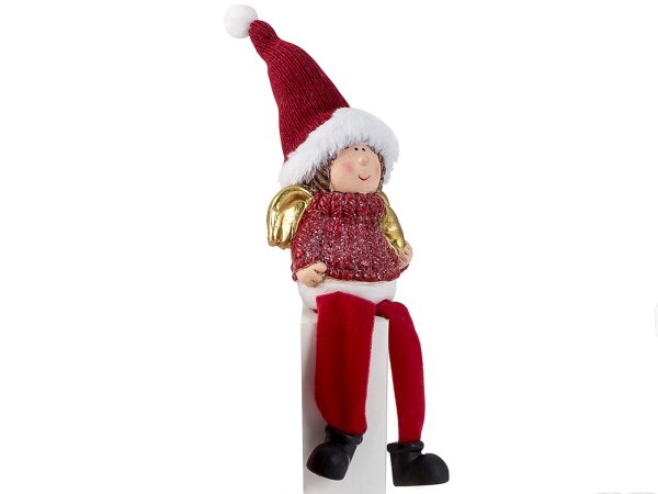 Mel-O-Design  2902 Weihnachtsfigure mit Schlenkerbeinen Engel