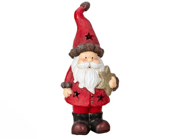 Mel-O-Design 2960 Nikolaus rot stehend Stern