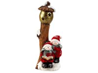 Mel-O-Design 7841 Schneemann Sternsängern mit Laterne LED