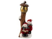 Mel-O-Design 7841 Schneemann Sternsängern mit Laterne LED