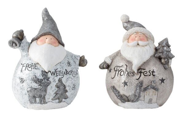 Mel-O-Design 4987 Nikolaus "Frohes Fest" & "Frohe Weihnachten"