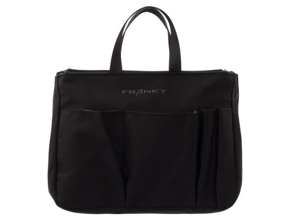 Franky RS90-F Freizeitrucksack mit Laptopfachca. 17"  und Trolleyaufsteckfunktion schwarz