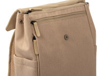 Franky RS90-F Freizeitrucksack mit Laptopfachca. 17"  und Trolleyaufsteckfunktion dark beige