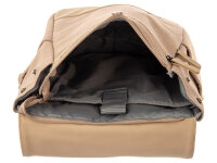 Franky RS90-F Freizeitrucksack mit Laptopfachca. 17"  und Trolleyaufsteckfunktion dark beige