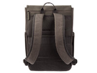 Franky RS90-F Freizeitrucksack mit Laptopfachca. 17"  und Trolleyaufsteckfunktion dark grey