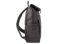 Franky RS77 Freizeit-Rucksack Rollfalte ca.21 Liter mit Laptopfach dark grey