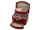 Davidts 490018 Maniküre Taschenset 3 tlg. Steck Etui  rot