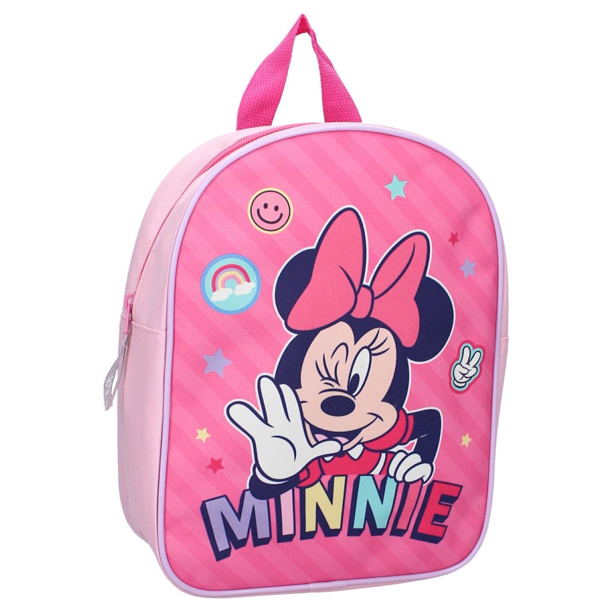 Minnie Mouse Backpack For Kids - Disney Style Icons Brown Panther Print Bag | Adjustable Shoulder Straps 2 thumbnail image
