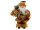 Christmas Paradies 44537  Weihnachtsmann Santa ca. 22 cm rot / hellbraun